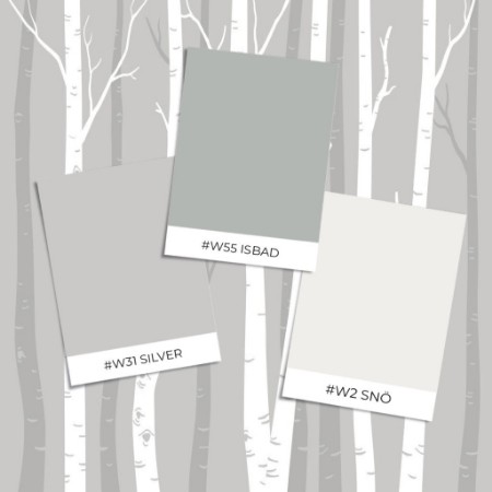 Ritratt ta’ Stil ta' eżempju - Graphic Birches I