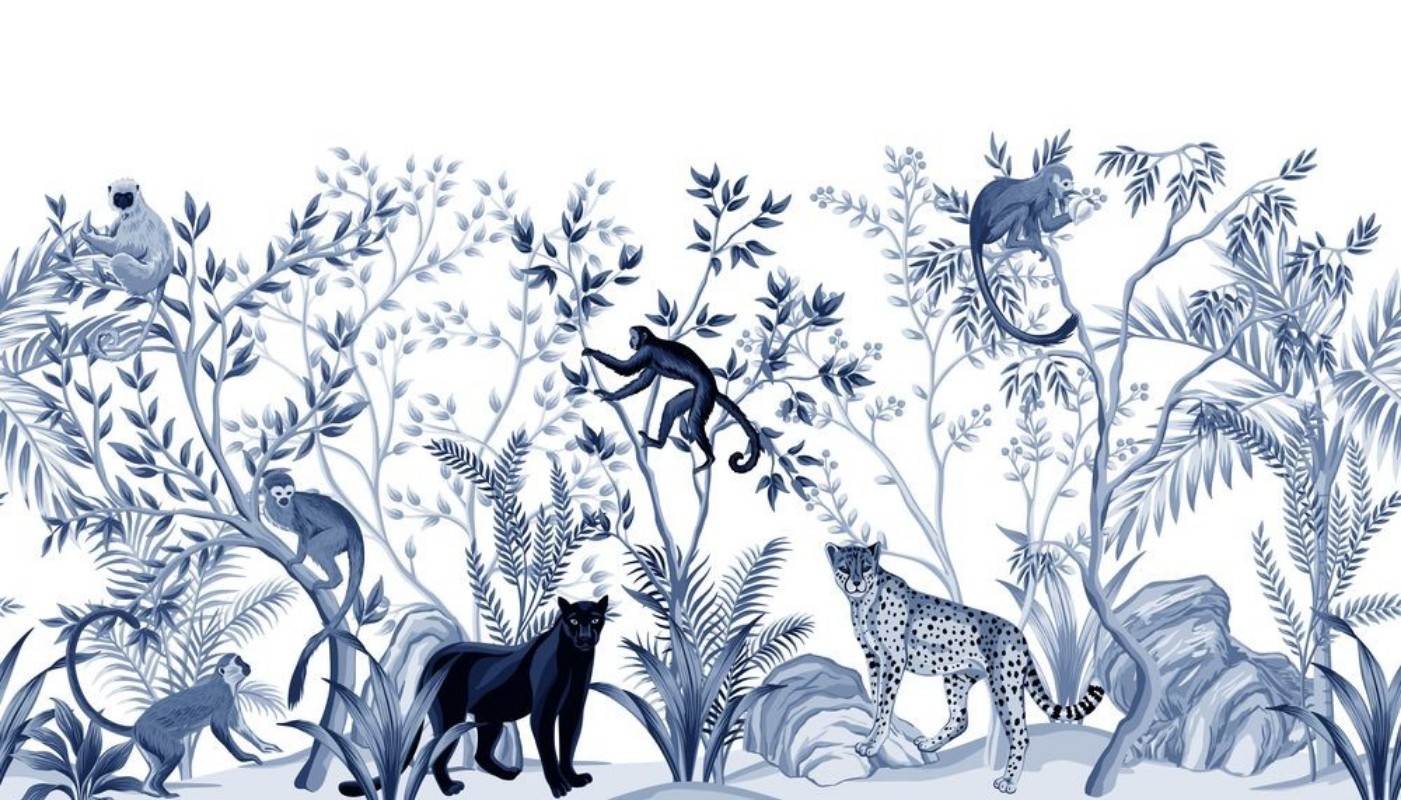 Picture of Farvesammensætning Friends in the Jungle III - 08451-01