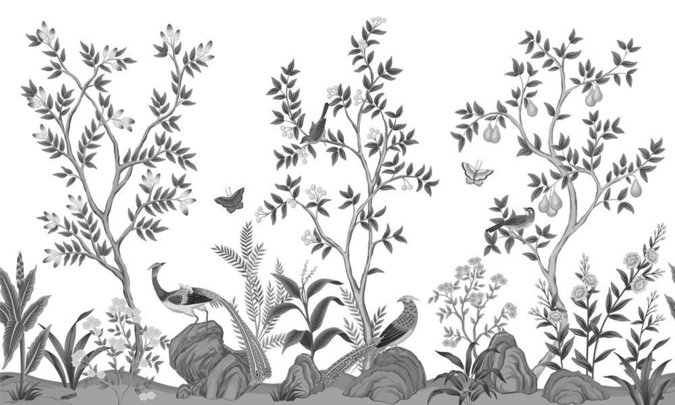 Afbeeldingen van Kleurcombinatie Asian Garden II - 08454-01