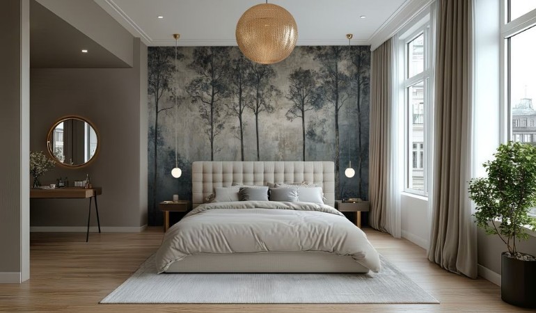 Bild på Färgsättning Evening in the Forest I - 08459-01