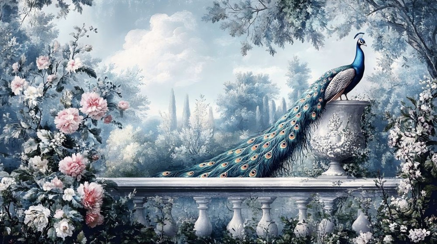 Picture of Farvesammensætning Peacock Dream I - 08478-01