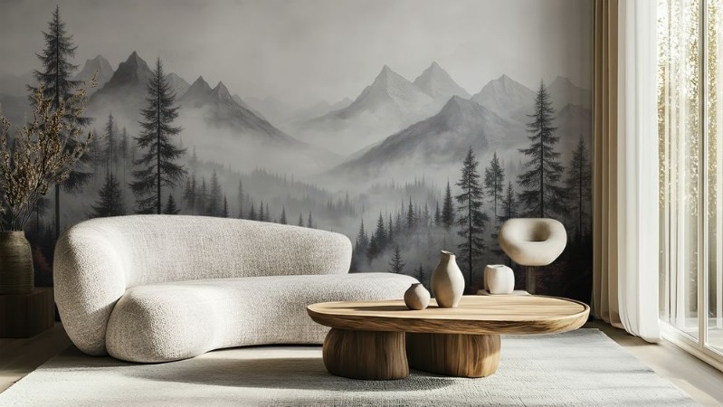 Afbeeldingen van Kleurcombinatie Over the Mountains I - 08479-01