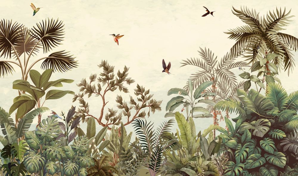 Picture of Birds in the Jungle I