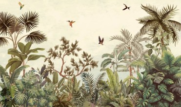 Picture of Birds in the Jungle I