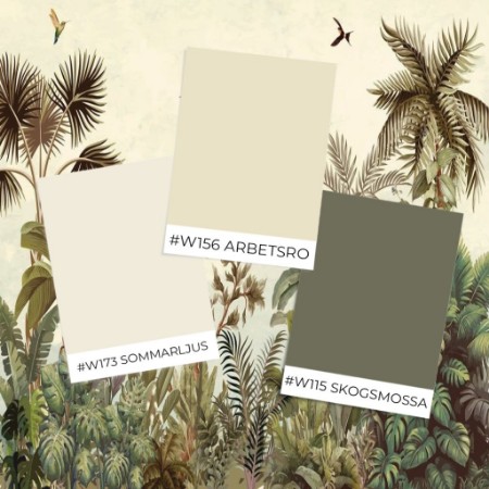 Bild vun Muster Stil - Birds in the Jungle I