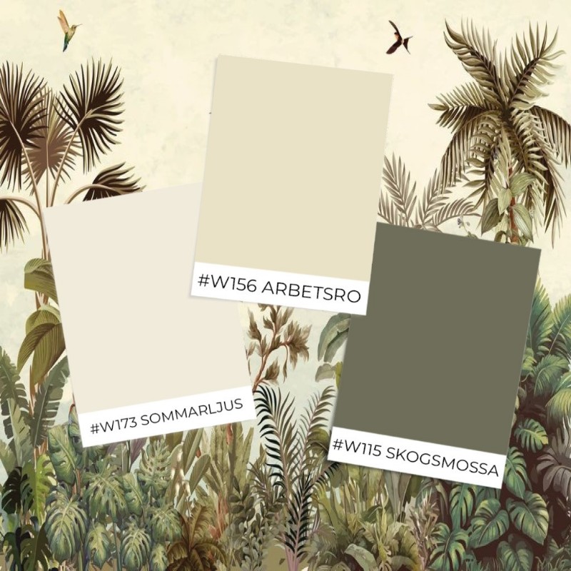 Picture of Värinäyte malli - Birds in the Jungle I