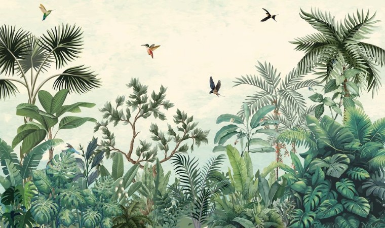 Picture of Birds in the Jungle II