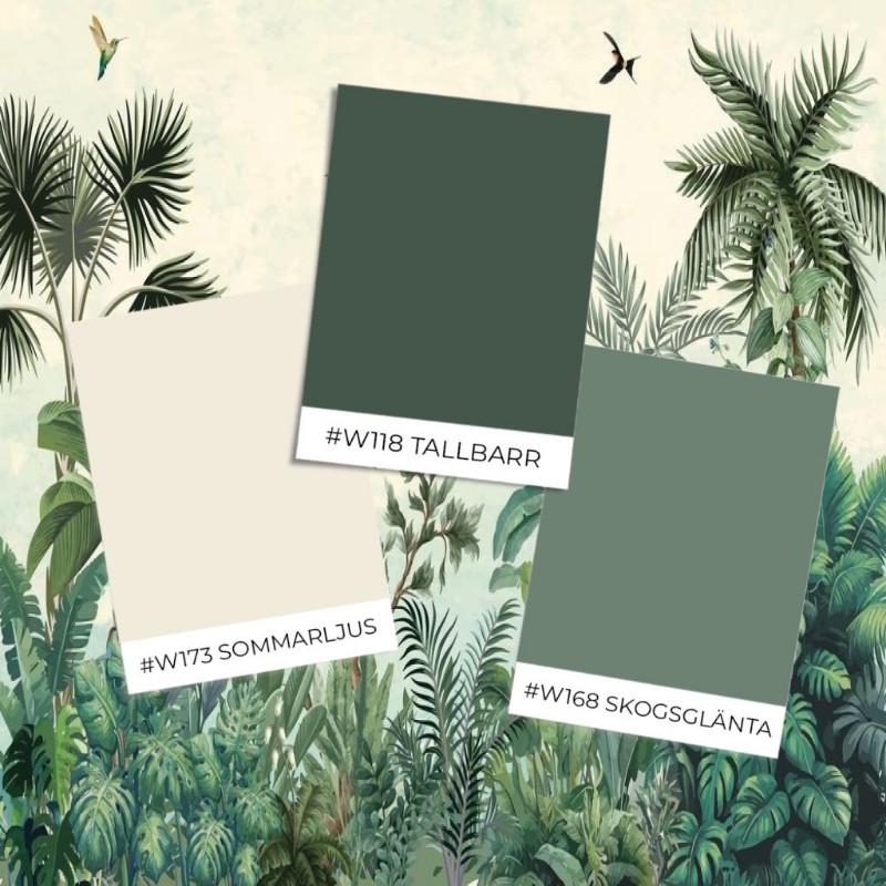 Afbeeldingen van Kleurcombinatie Birds in the Jungle II - 08486-01