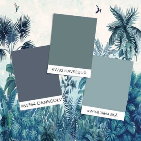 Bild vun Muster Stil - Birds in the Jungle III