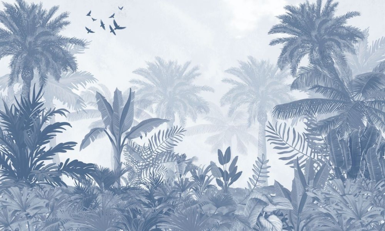 Picture of Farvesammensætning Foggy Jungle II - 08490-01