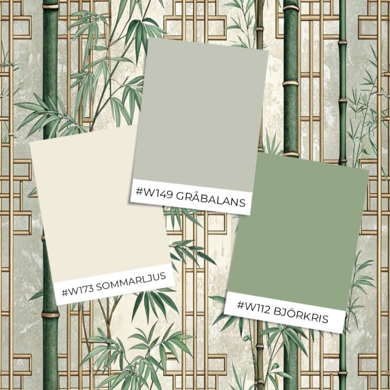 Picture of Väriyhdistelmä Bamboo Wall II - 08497-01