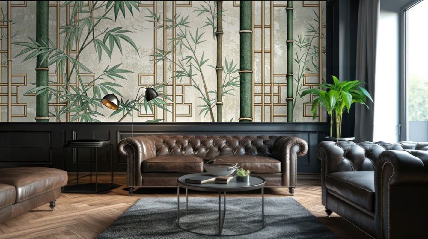 Picture of Väriyhdistelmä Bamboo Wall II - 08497-01