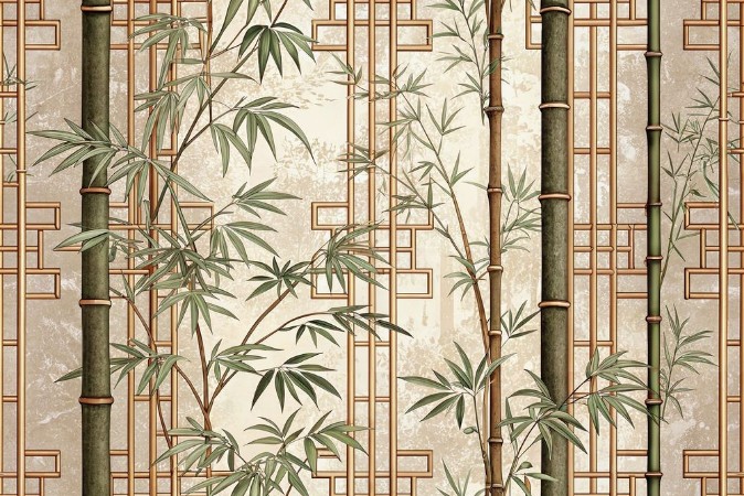 Picture of Bamboo Wall I