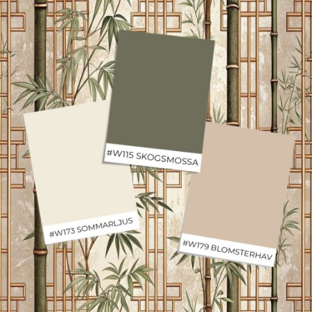 Bild vun Muster Stil - Bamboo Wall I