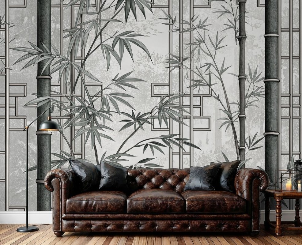 Picture of Väriyhdistelmä Bamboo Wall III - 08499-01