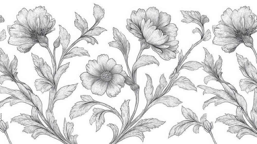 Picture of Graphic Flowers I