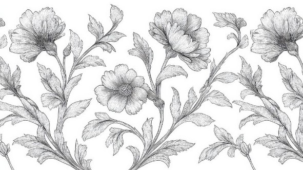 Immagine di Graphic Flowers I