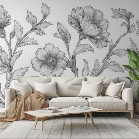 Picture of Graphic Flowers I