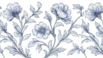 Bild på Graphic Flowers II