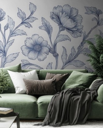 Bild vun Graphic Flowers II