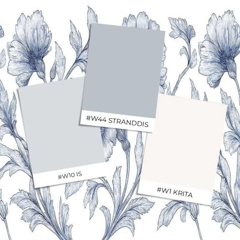 Bild på Färgsättning Graphic Flowers II - 08522-01