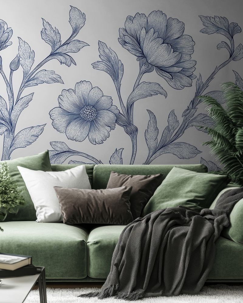 Bild på Färgsättning Graphic Flowers II - 08522-01