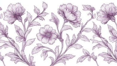 Bild på Graphic Flowers III