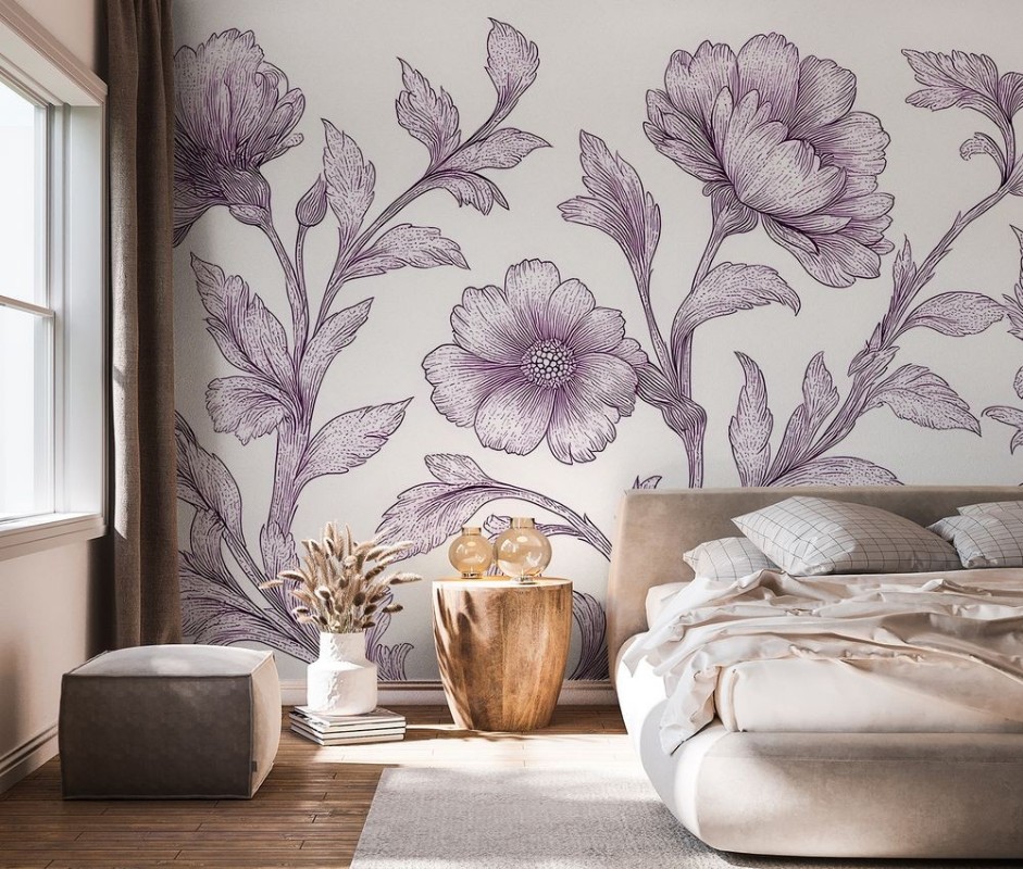 Picture of Väriyhdistelmä Graphic Flowers III - 08523-01