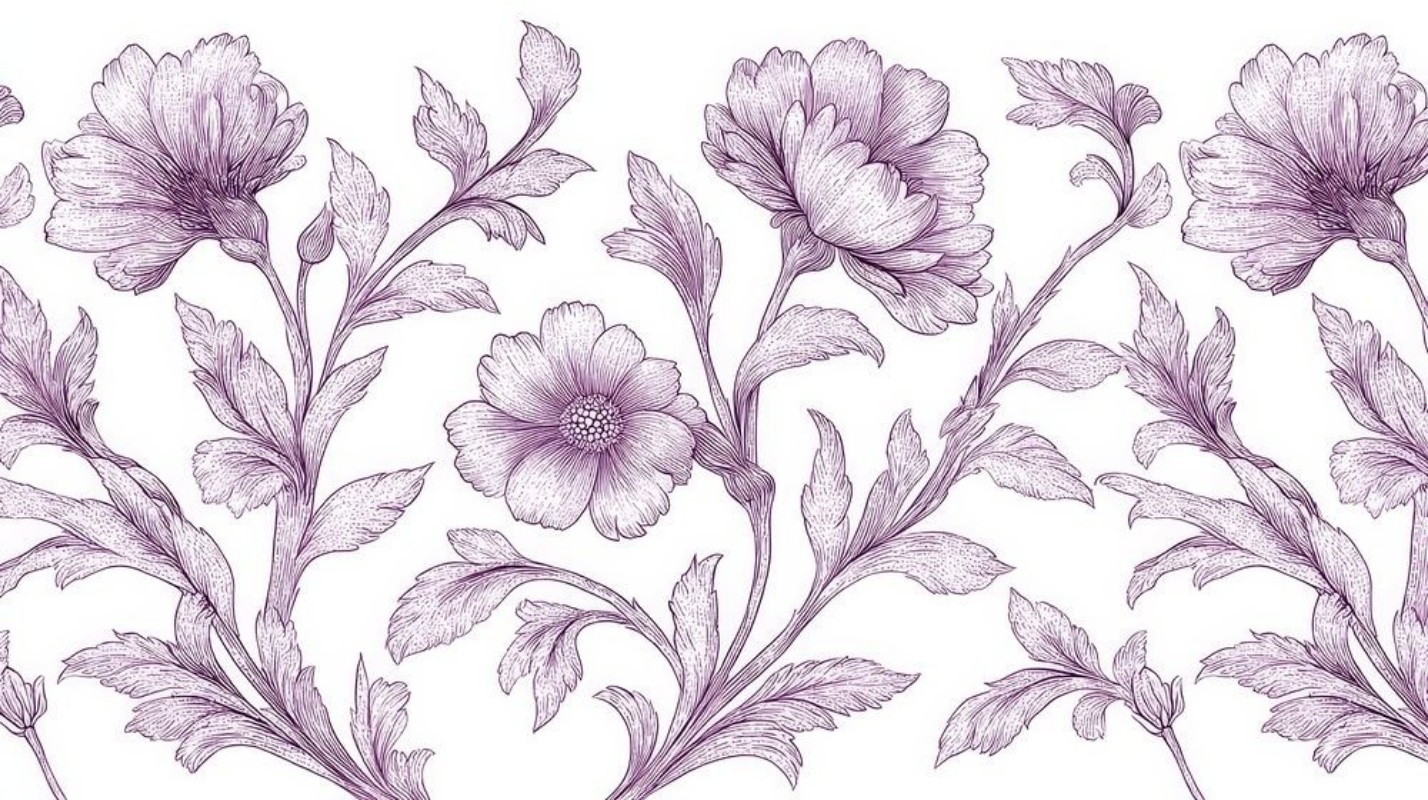 Picture of Väriyhdistelmä Graphic Flowers III - 08523-01