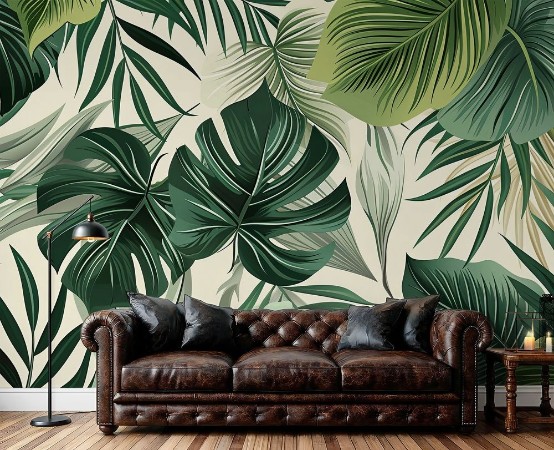 Bild på Färgsättning Tropic Leaves I - 08533-01