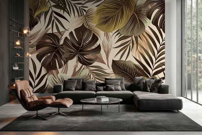 Bild på Färgsättning Tropic Leaves II - 08534-01