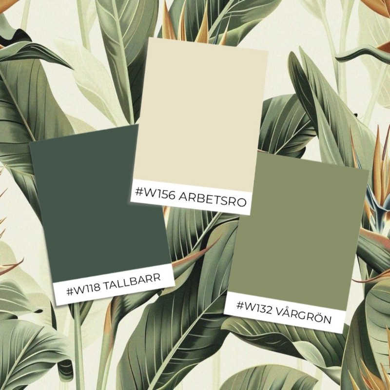 Picture of Värinäyte malli - Parrot Flower I