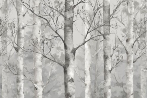 Picture of Birch Forest II