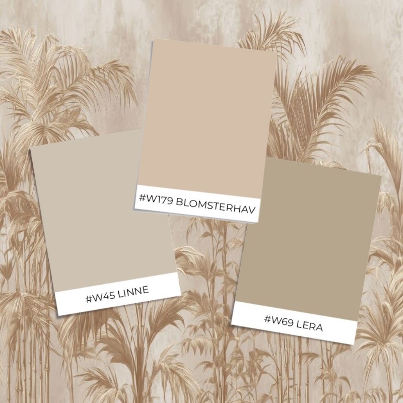 Picture of Värinäyte malli - Thin Palms I