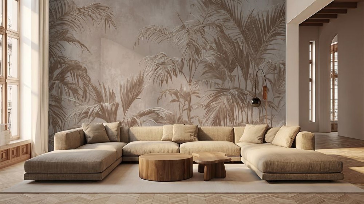 Picture of Väriyhdistelmä Thin Palms III - 08613-01