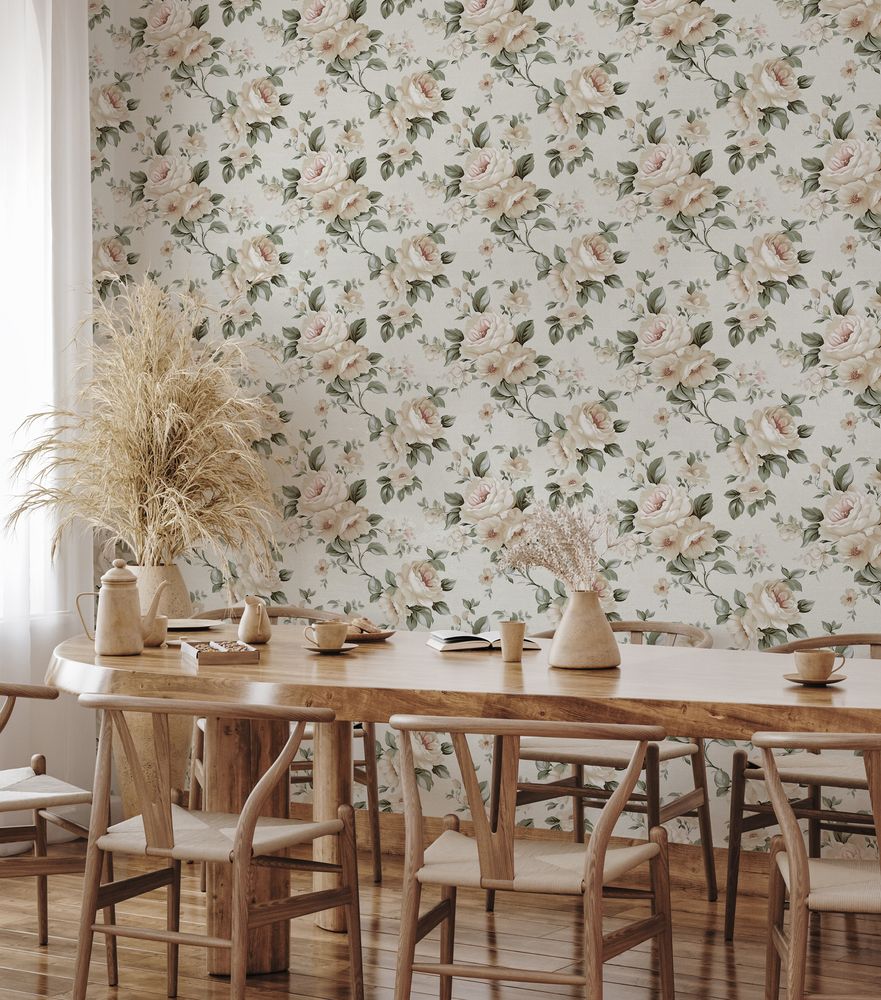 Jasmine Soft Yellow - 1007601-01 wallpaper Wallpassion