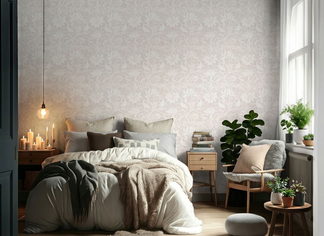 Salvia Soft Pink - 1009902-07 wallpaper Wallpassion