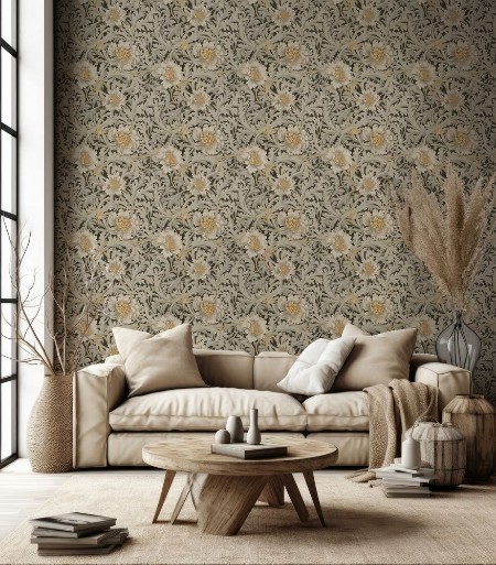 Denize Dark Brown - 1019601-01 wallpaper Wallpassion