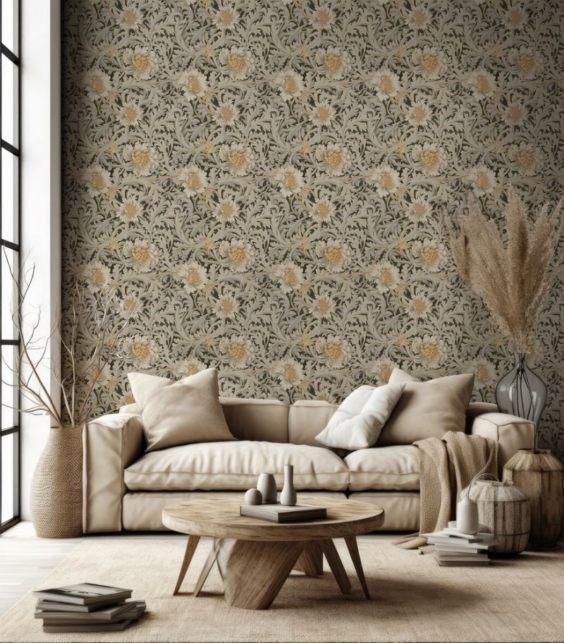 Denize Dark Brown - 1019601-01 wallpaper Wallpassion