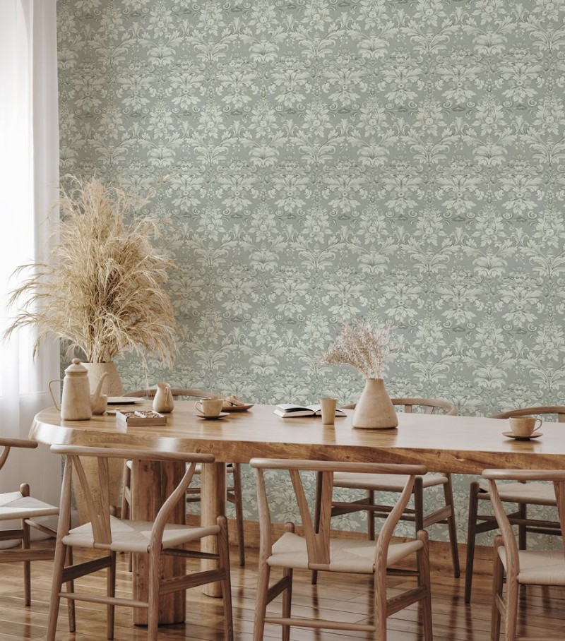 Nova Sage Green - 1020102-01 wallpaper Wallpassion