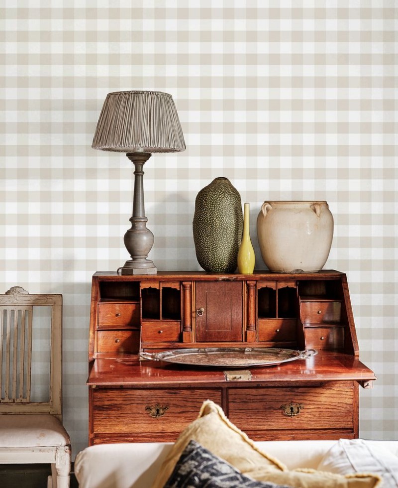 Checkered Beige - 1031901-06 wallpaper Wallpassion