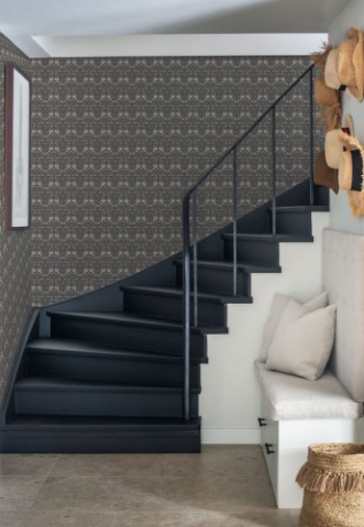 Indian Flowers in Green - 1032801-03 wallpaper Wallpassion