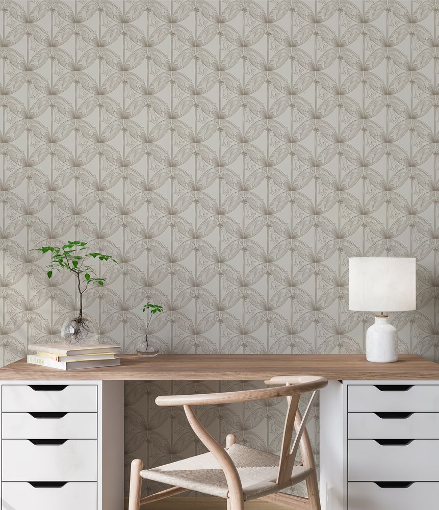 Lilies Beige - 1034801-01 wallpaper Wallpassion