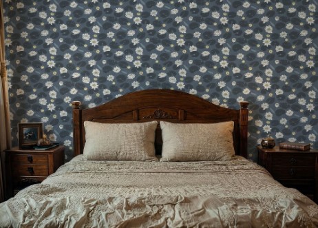 White Lotus Blue - 1035701-02 wallpaper Wallpassion