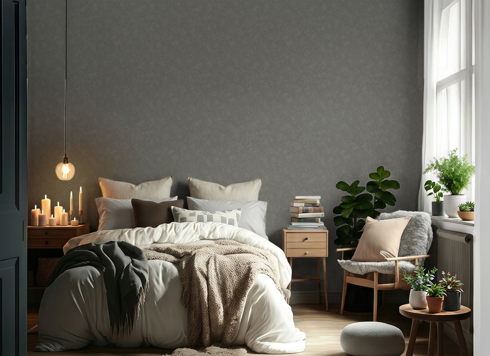 Plaster Graphite - 1036001-07 wallpaper Studio Surface