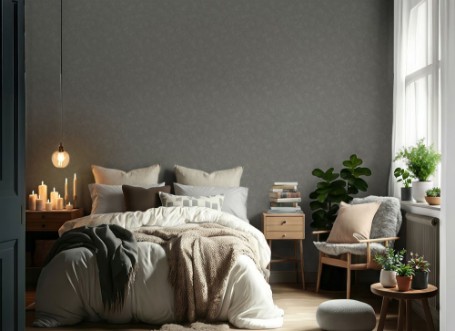 Plaster Graphite - 1036001-07 wallpaper Studio Surface