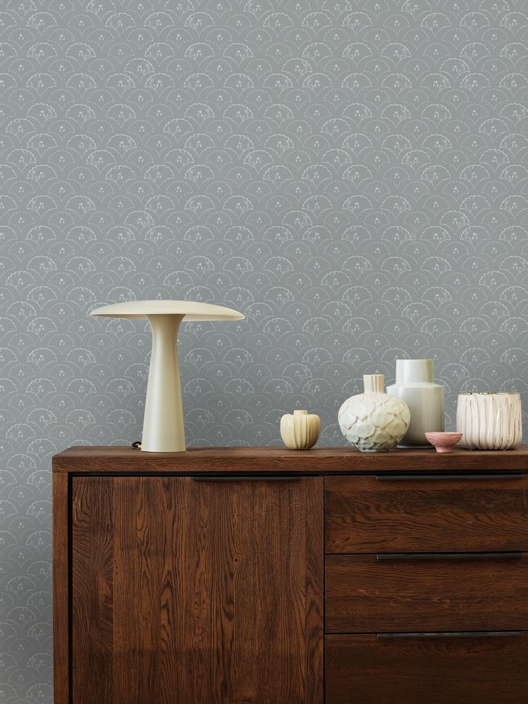 Santelah Scallops Blue - 1038001-01 wallpaper Wallpassion