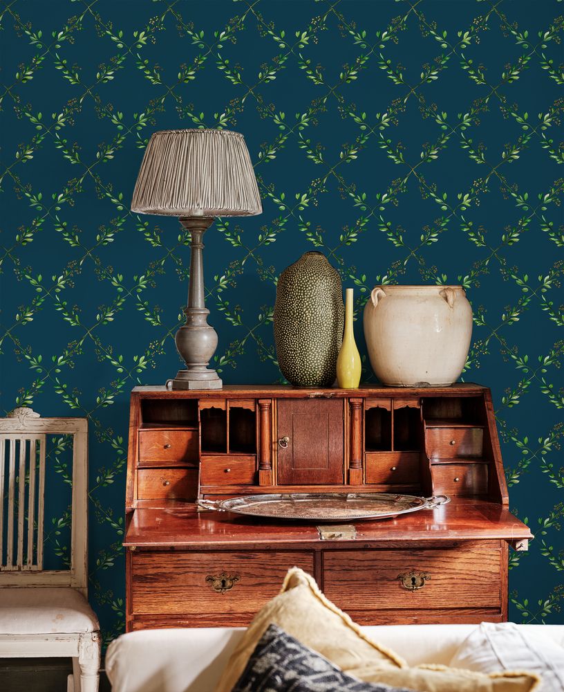 Henrietta Blue - 1040501-01 wallpaper Scandza