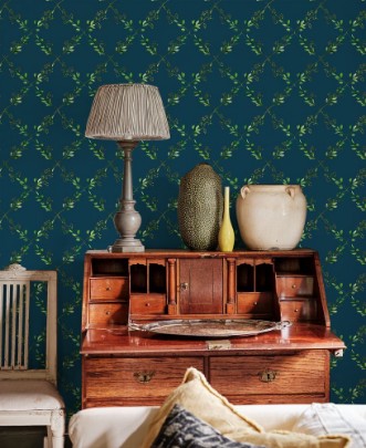 Henrietta Blue - 1040501-01 wallpaper Scandza