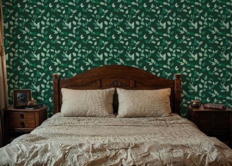 Milton Dark Green - 1041701-02 wallpaper Scandza